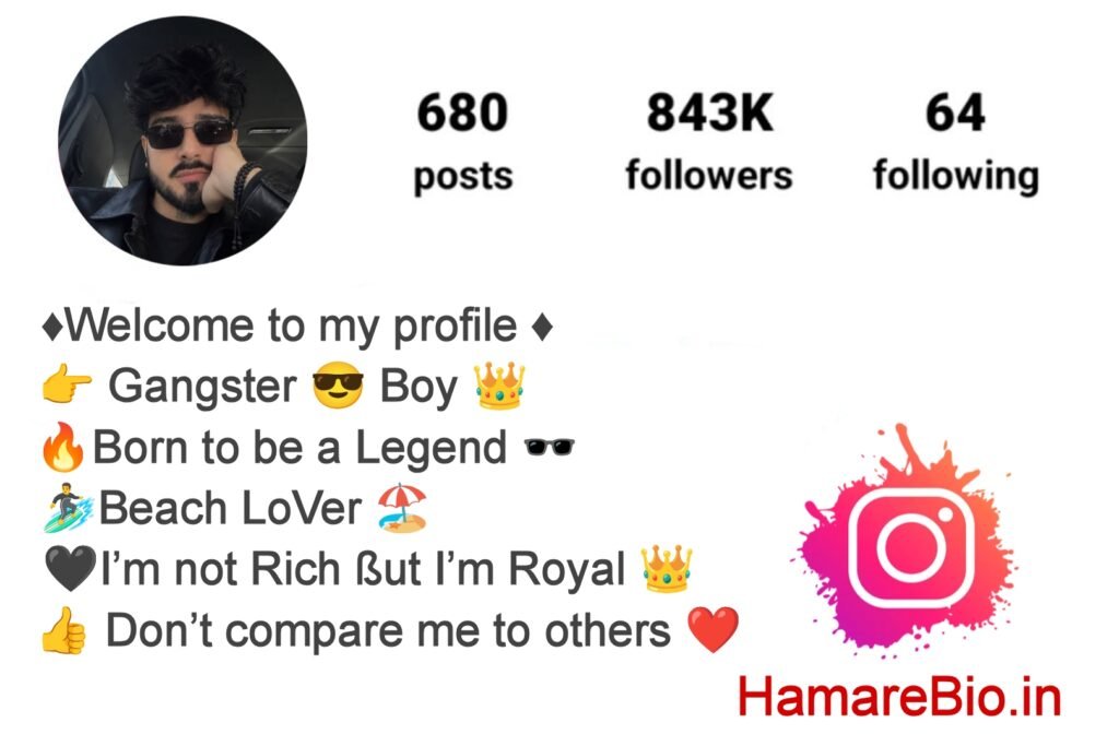 Gangster Bio For Instagram