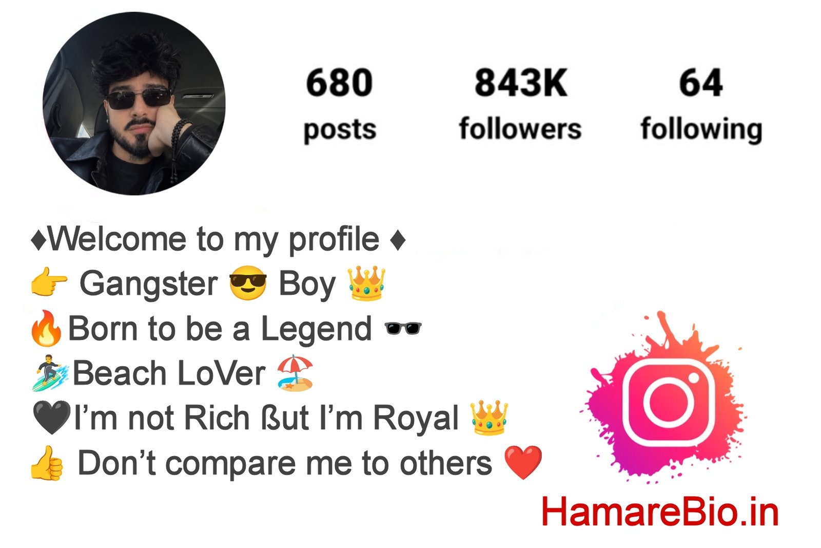 Gangster Bio For Instagram