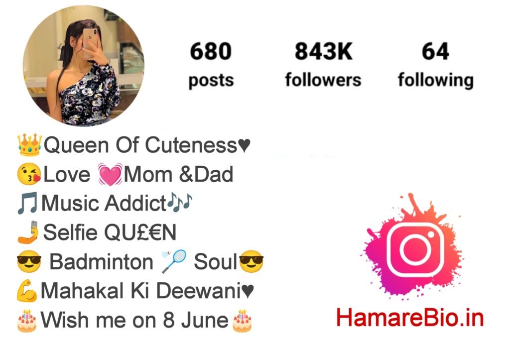 Bio for Instagram for Girl 1-2 line