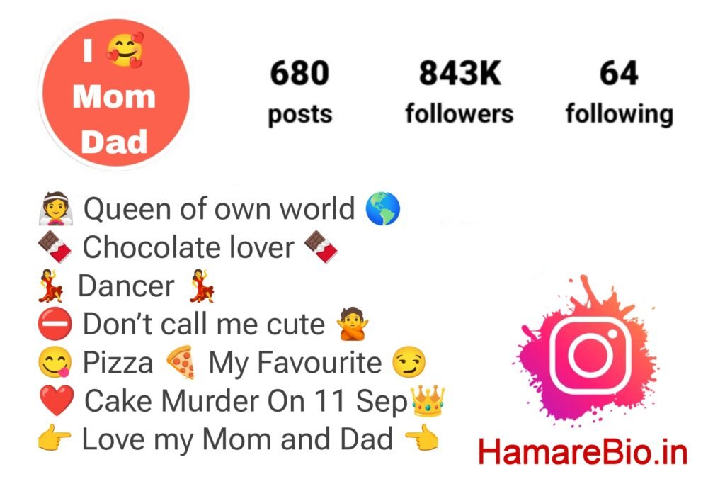 Instagram Bio For Mom Dad Lovers