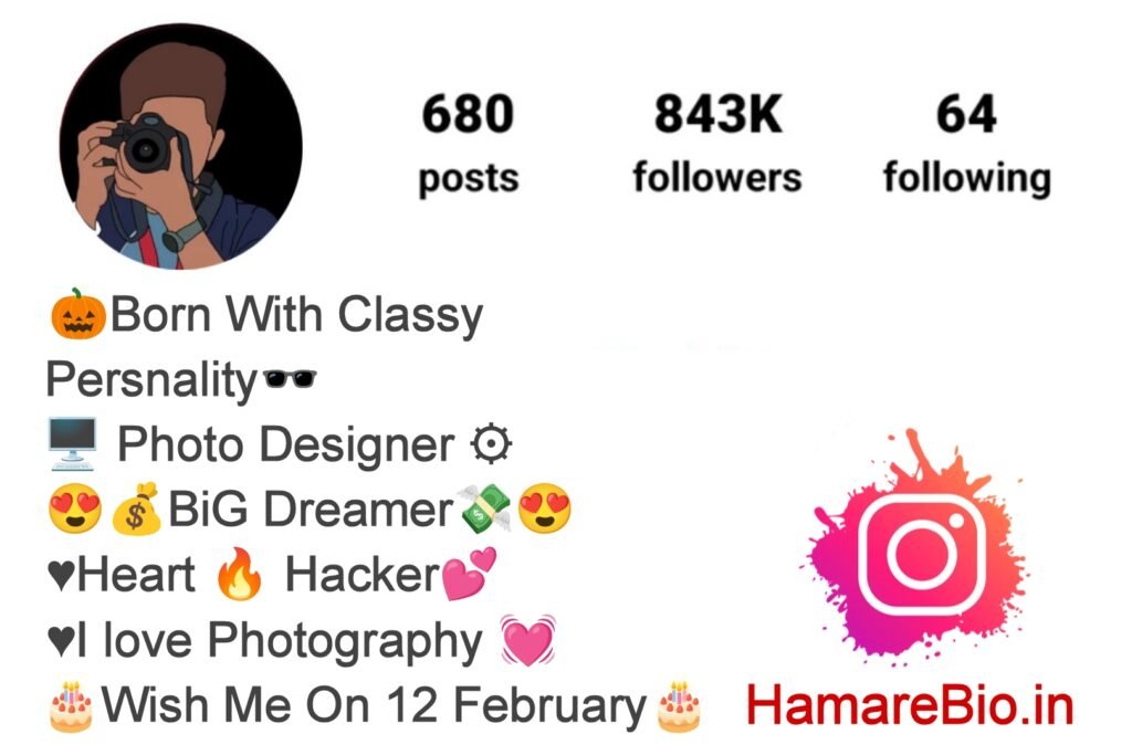Wedding photography bio for Instagram