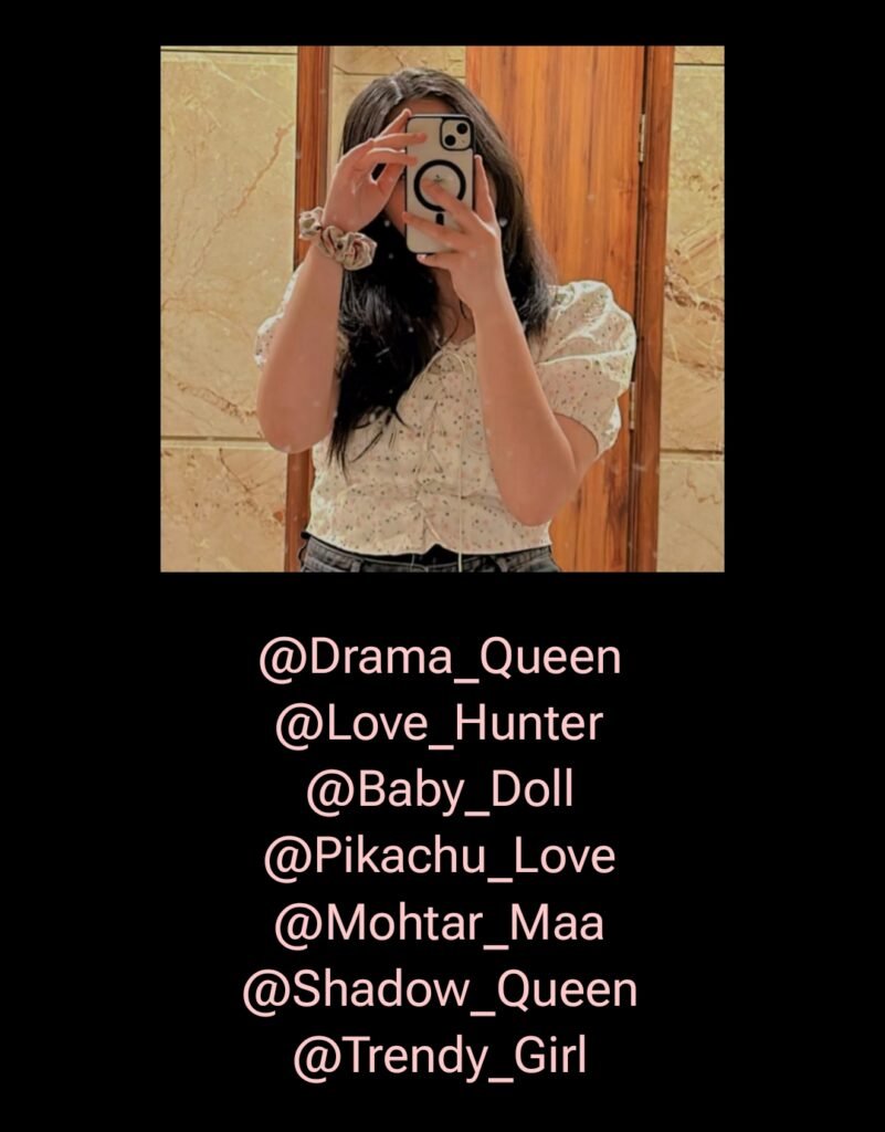 Username For Instagram For Girl Attitude